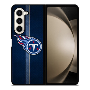 TENNESSEE TITANS NFL METAL STRIPE Samsung Galaxy Z Fold 5 Case Cover