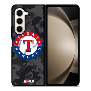 TEXAS RANGERS BASEBALL BLACK CAMO Samsung Galaxy Z Fold 5 Case Cover