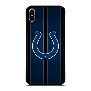 INDIANAPOLIS COLTS NFL METAL STRIPE iPhone XS Max Case Cover