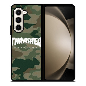 THRASHER SKATEBOARD CAMO Samsung Galaxy Z Fold 5 Case Cover THRASHER SKATEBOARD CAMO Samsung Galaxy Z Fold 5 Case Cover