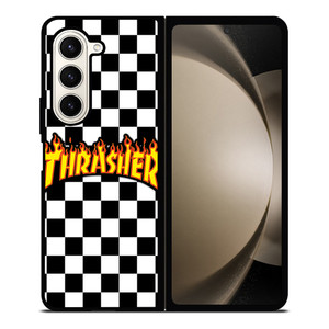 THRASHER SKATEBOARD CHECKERBOARD Samsung Galaxy Z Fold 5 Case Cover THRASHER SKATEBOARD CHECKERBOARD Samsung Galaxy Z Fold 5 Case Cover