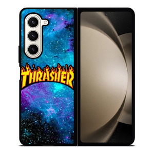 THRASHER SKATEBOARD NEBULA Samsung Galaxy Z Fold 5 Case Cover THRASHER SKATEBOARD NEBULA Samsung Galaxy Z Fold 5 Case Cover