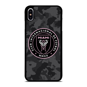 INTER MIAMI CF MLS BLACK CAMO iPhone XS Max Case Cover
