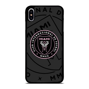 INTER MIAMI CF MLS BLACK iPhone XS Max Case Cover