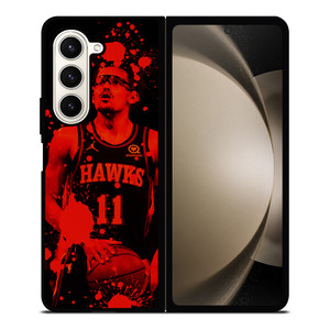 TRAE YOUNG ATLANTA HAWKS 2 Samsung Galaxy Z Fold 5 Case Cover TRAE YOUNG ATLANTA HAWKS 2 Samsung Galaxy Z Fold 5 Case Cover