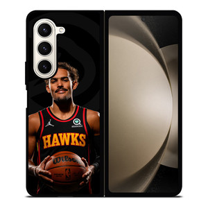 TRAE YOUNG ATLANTA HAWKS 4 Samsung Galaxy Z Fold 5 Case Cover TRAE YOUNG ATLANTA HAWKS 4 Samsung Galaxy Z Fold 5 Case Cover