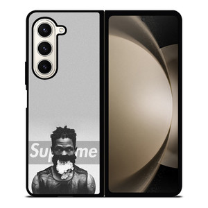 TRAVIS SCOTT SUPREME BLACK WHITE Samsung Galaxy Z Fold 5 Case Cover