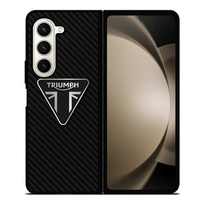 TRIUMPH MOTORCYCLES CARBON FIBER Samsung Galaxy Z Fold 5 Case Cover TRIUMPH MOTORCYCLES CARBON FIBER Samsung Galaxy Z Fold 5 Case Cover
