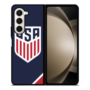 UNITED STATES SOCCER USMNT NAVY Samsung Galaxy Z Fold 5 Case Cover
