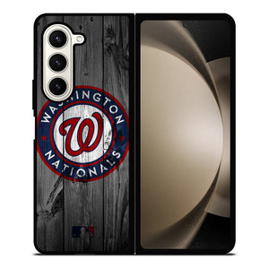 WASHINGTON NATIONALS BASEBALL MLB WOOD LOGO Samsung Galaxy Z Fold 5 Case Cover WASHINGTON NATIONALS BASEBALL MLB WOOD LOGO Samsung Galaxy Z Fold 5 Case Cover
