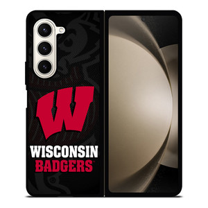 WISCONSIN BADGERS UNIVERSITY FOOTBALL Samsung Galaxy Z Fold 5 Case Cover