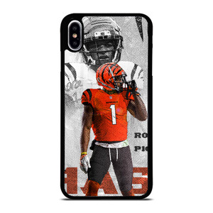 JAMARR CHASE CINCINNATI BENGALS NFL FOOTBALL iPhone XS Max Case Cover JAMARR CHASE CINCINNATI BENGALS NFL FOOTBALL iPhone XS Max Case Cover