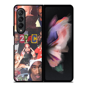 2PAC TUPAC SAKUR RAPPER COLLAGE Samsung Galaxy Z Fold 3 Case Cover
