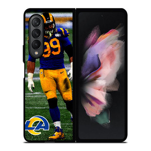 AARON DONALD 99 LOS ANGELES RAMS NFL FOOTBALL 2 Samsung Galaxy Z Fold 3 Case Cover