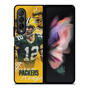 AARON RODGERS GREEN BAY PACKERS NFL Samsung Galaxy Z Fold 3 Case Cover AARON RODGERS GREEN BAY PACKERS NFL Samsung Galaxy Z Fold 3 Case Cover