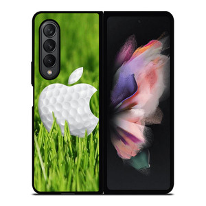 APPLE LOGO GOLF BALL Samsung Galaxy Z Fold 3 Case Cover APPLE LOGO GOLF BALL Samsung Galaxy Z Fold 3 Case Cover