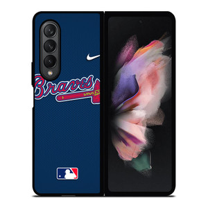 ATLANTA BRAVES MLB BASEBALL NIKE Samsung Galaxy Z Fold 3 Case Cover ATLANTA BRAVES MLB BASEBALL NIKE Samsung Galaxy Z Fold 3 Case Cover