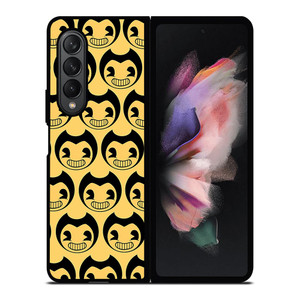 BENDY AND THE INK MACHINE PATTERN Samsung Galaxy Z Fold 3 Case Cover BENDY AND THE INK MACHINE PATTERN Samsung Galaxy Z Fold 3 Case Cover
