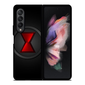 BLACK WIDOW METAL LOGO Samsung Galaxy Z Fold 3 Case Cover