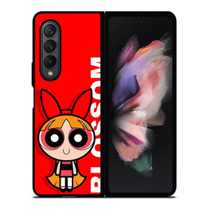 BLOSSOM THE POWERPUFF GIRLS CARTOON Samsung Galaxy Z Fold 3 Case Cover