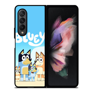 BLUEY HEELER CARTOON Samsung Galaxy Z Fold 3 Case Cover