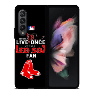 BOSTON RED SOX MLB BASEBALL FANS Samsung Galaxy Z Fold 3 Case Cover