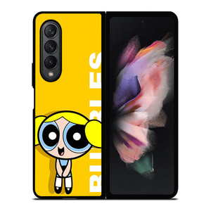 BUBBLES THE POWERPUFF GIRLS CARTOON Samsung Galaxy Z Fold 3 Case Cover