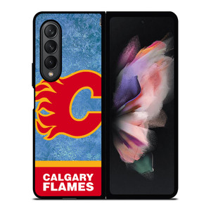 CALGARY FLAMES HOCKEY TEAM Samsung Galaxy Z Fold 3 Case Cover CALGARY FLAMES HOCKEY TEAM Samsung Galaxy Z Fold 3 Case Cover