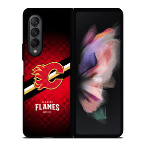 CALGARY FLAMES NHL HOCKEY Samsung Galaxy Z Fold 3 Case Cover