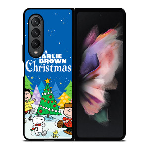 CHARLIE BROWN SNOOPY CHRISTMAS CARTOON Samsung Galaxy Z Fold 3 Case Cover