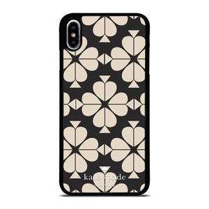 KATE SPADE JACQUARD CREAM iPhone XS Max Case Cover