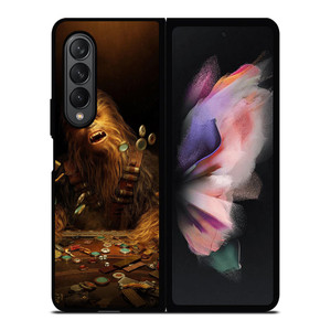 CHEWBACCA STAR WARS CUTE Samsung Galaxy Z Fold 3 Case Cover CHEWBACCA STAR WARS CUTE Samsung Galaxy Z Fold 3 Case Cover