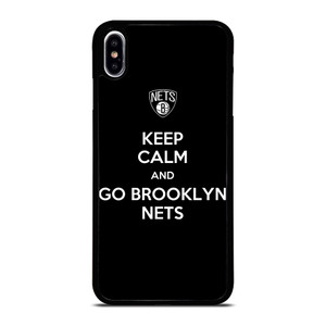 KEEP CALM AND AND GO BROOKLYN NETS iPhone XS Max Case Cover KEEP CALM AND AND GO BROOKLYN NETS iPhone XS Max Case Cover