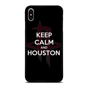 KEEP CALM AND GO HOUSTON ROCKETS iPhone XS Max Case Cover