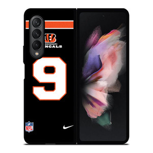 CINCINNATI BENGALS JOE BURROW 9 NFL NIKE Samsung Galaxy Z Fold 3 Case Cover CINCINNATI BENGALS JOE BURROW 9 NFL NIKE Samsung Galaxy Z Fold 3 Case Cover