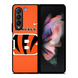 CINCINNATI BENGALS NFL FOOTBALL NIKE Samsung Galaxy Z Fold 3 Case Cover CINCINNATI BENGALS NFL FOOTBALL NIKE Samsung Galaxy Z Fold 3 Case Cover