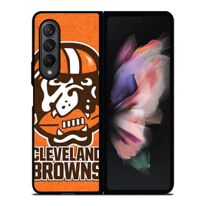 CLEVELAND BROWNS NFL FOOTBALL 2 Samsung Galaxy Z Fold 3 Case Cover