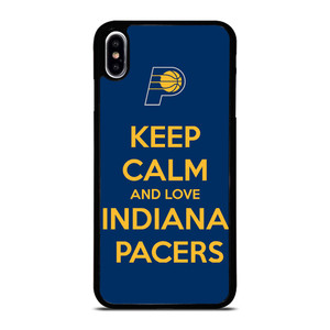 KEEP CALM AND LOVE INDIANA PACERS iPhone XS Max Case Cover KEEP CALM AND LOVE INDIANA PACERS iPhone XS Max Case Cover