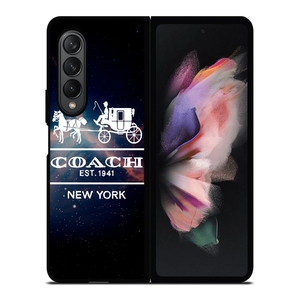 COACH NEW YORK NEBULA LOGO Samsung Galaxy Z Fold 3 Case Cover COACH NEW YORK NEBULA LOGO Samsung Galaxy Z Fold 3 Case Cover
