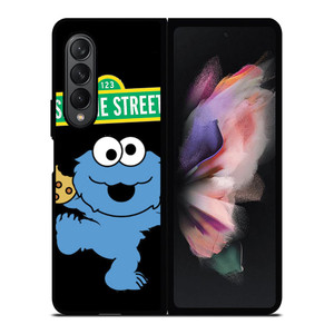 COOKIE MONSTER SESAME STREET Samsung Galaxy Z Fold 3 Case Cover