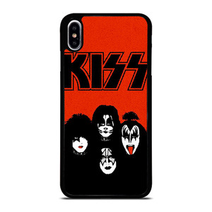 KISS RED ROCK BAND iPhone XS Max Case Cover