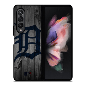 DETROIT TIGERS BASEBALL MLB WOOD LOGO Samsung Galaxy Z Fold 3 Case Cover DETROIT TIGERS BASEBALL MLB WOOD LOGO Samsung Galaxy Z Fold 3 Case Cover