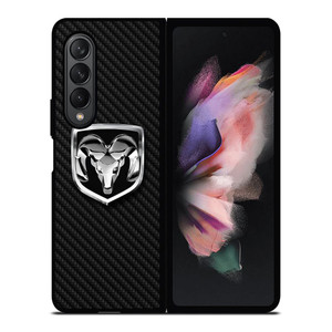 DODGE RAM CARBON FIBER Samsung Galaxy Z Fold 3 Case Cover