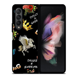 DOLCE AND GABBANA LUXURY PATTERN Samsung Galaxy Z Fold 3 Case Cover