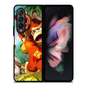 DONKEY KONG NINTENDO GAMES 4 Samsung Galaxy Z Fold 3 Case Cover DONKEY KONG NINTENDO GAMES 4 Samsung Galaxy Z Fold 3 Case Cover