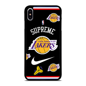 LA LAKERS NBA X SUPREME NIKE iPhone XS Max Case Cover