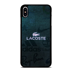 LACOSTE ADIDAS NIKE LOGO iPhone XS Max Case Cover