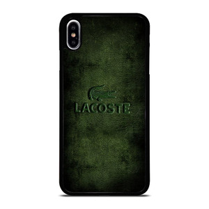LACOSTE LEATHER iPhone XS Max Case Cover LACOSTE LEATHER iPhone XS Max Case Cover