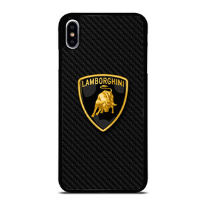 LAMBORGHINI AUTOMOBILI CARBON FIBER iPhone XS Max Case Cover
