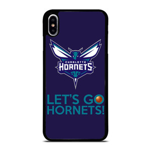 LETS GO CHARLOTTE HORNETS NBA BASKETBALL iPhone XS Max Case Cover